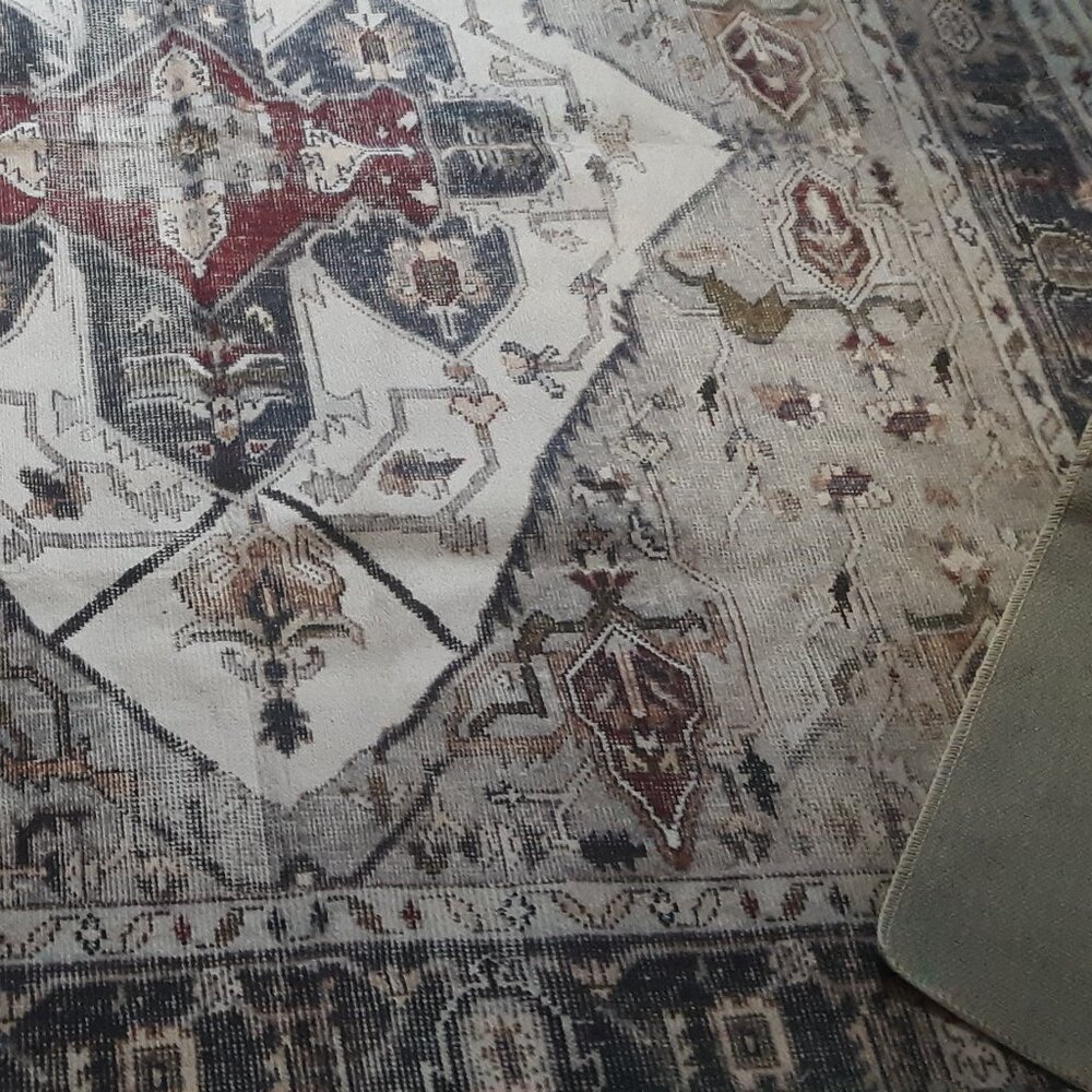 nuLoom 6ft x 6ft Multicolor Washable Rug